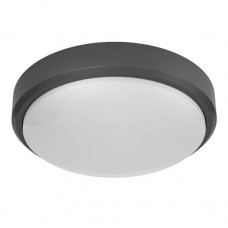 Φωτιστικό Πλαφονιέρα Φ21 LED 15W 230V 1100lm CCT Polycarbonate Ανθρακί IP65 Echo